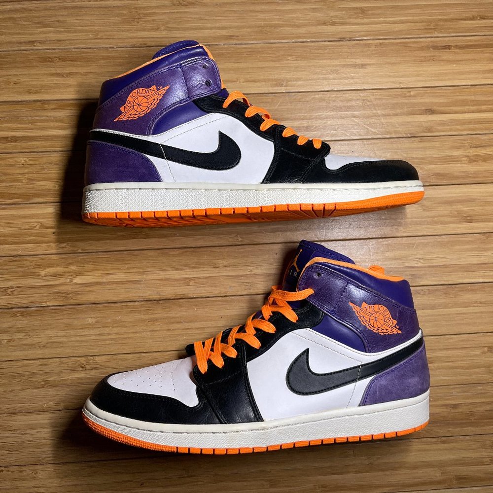 Size 11 - Jordan 1 Mid 'Phoenix Suns' (2013) - No box